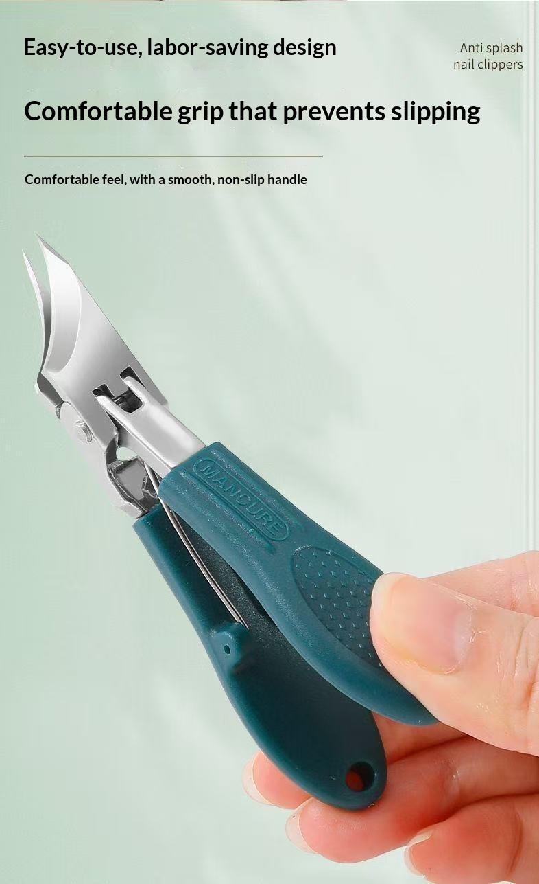 Nail Clipper Set With Eagle-beak Slanted Blades detail photo 6