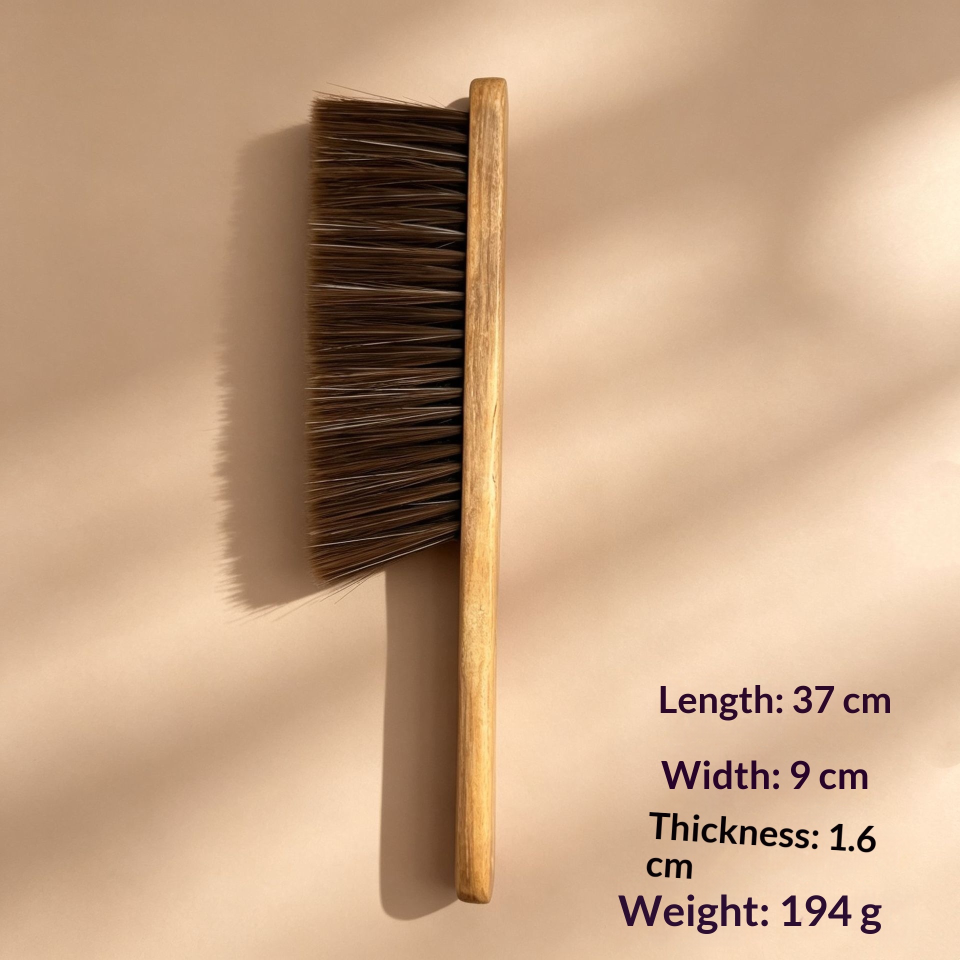 New Rosewood Straight-handle Bed Brush