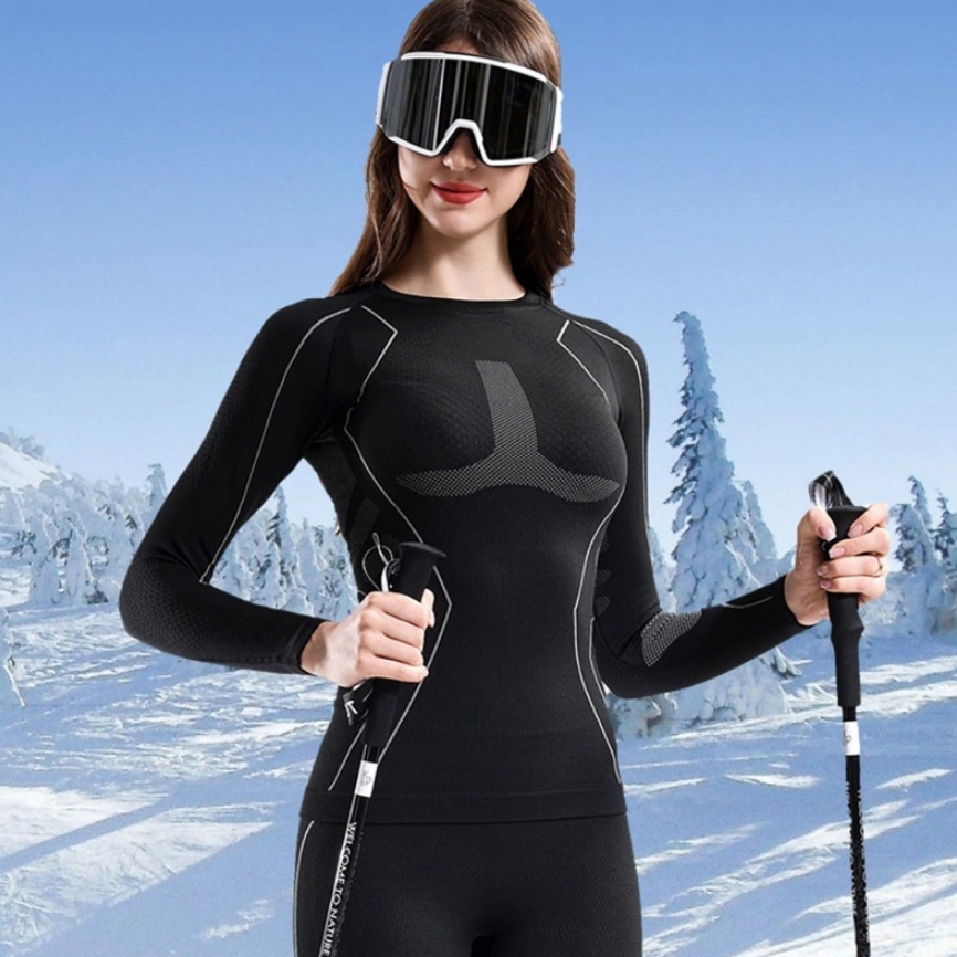 Women's Outdoor Quick-Drying Ski Base Layer Set