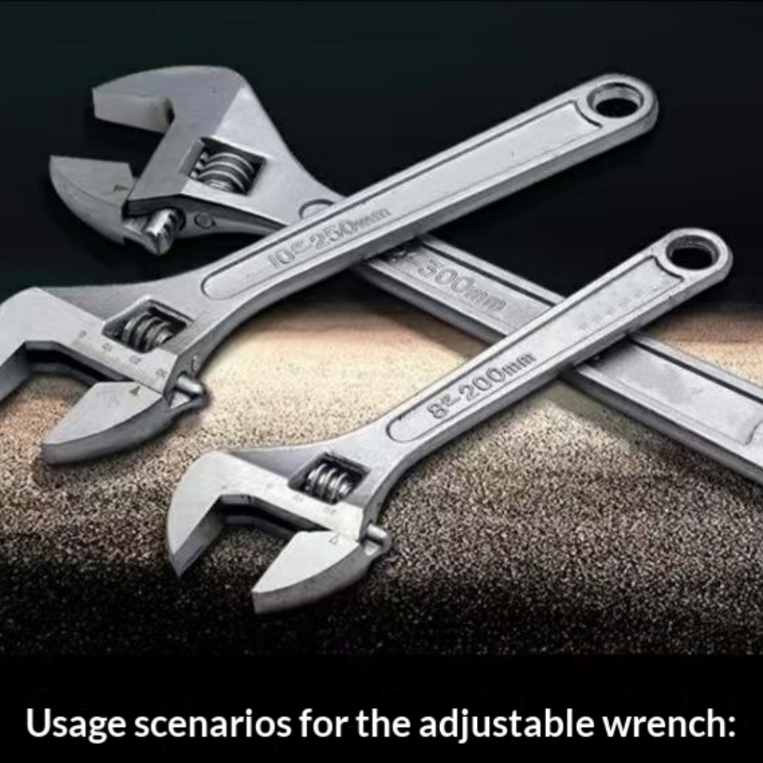 Large-opening Adjustable Wrench