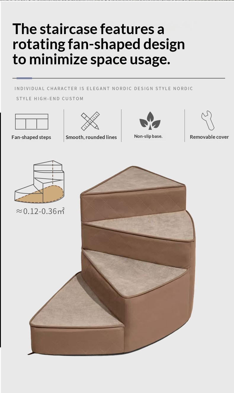 Wear-resistant Universal Step For Cats And Dogs Small Cat And Dog Climbing Ladder detail photo 1