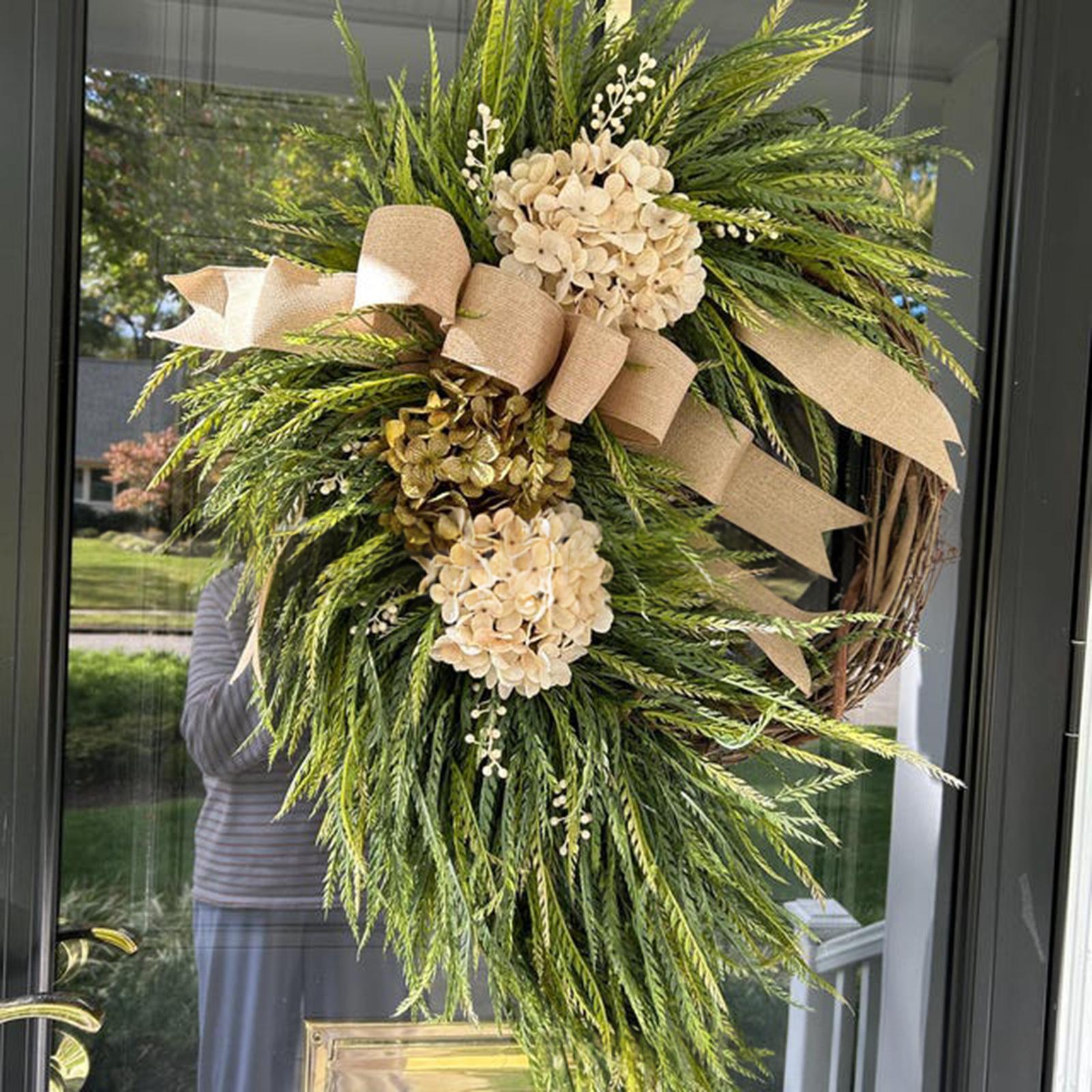 Apricot Hydrangea Wreath, picture 3 of 5