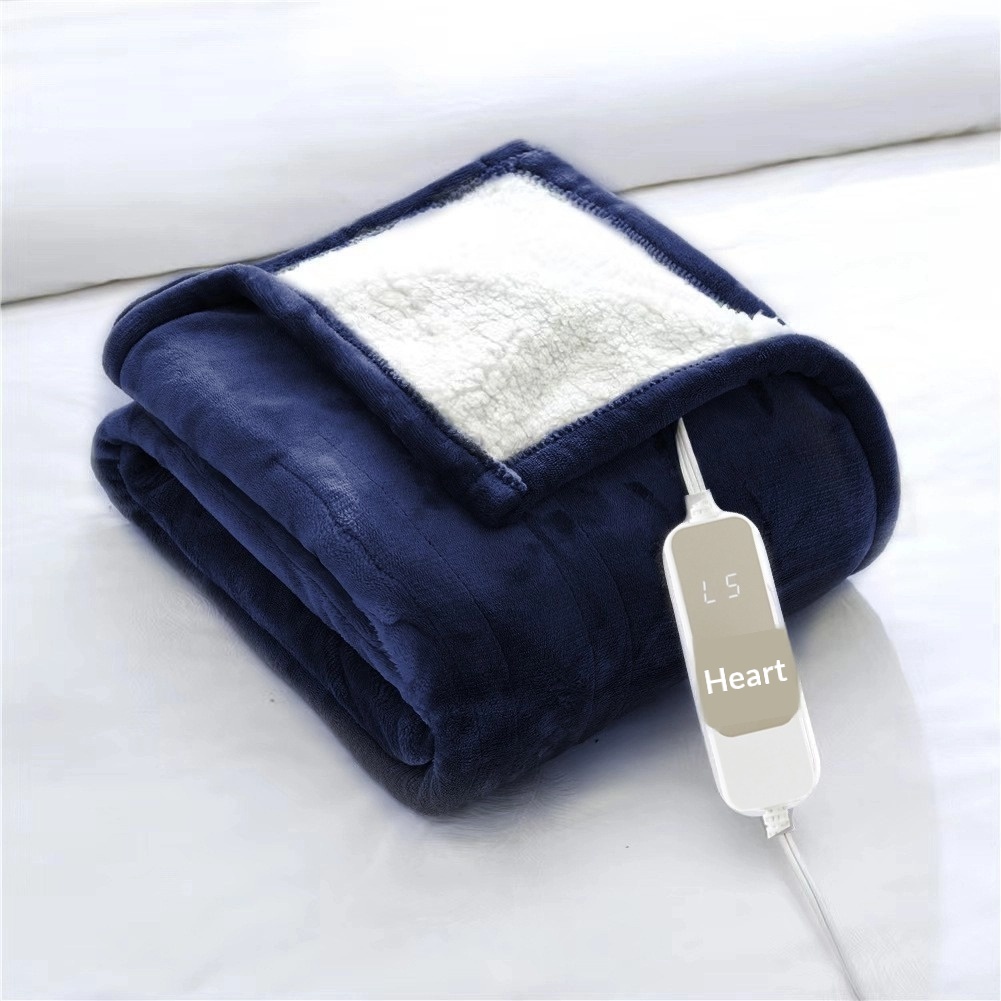 Double Electric Heated Mattress Pad Warming Blanket Electric Gravity Blanket