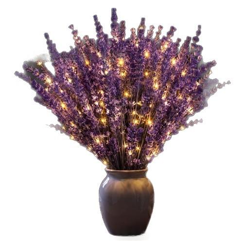 Luminous Lavender Bouquet Decoration