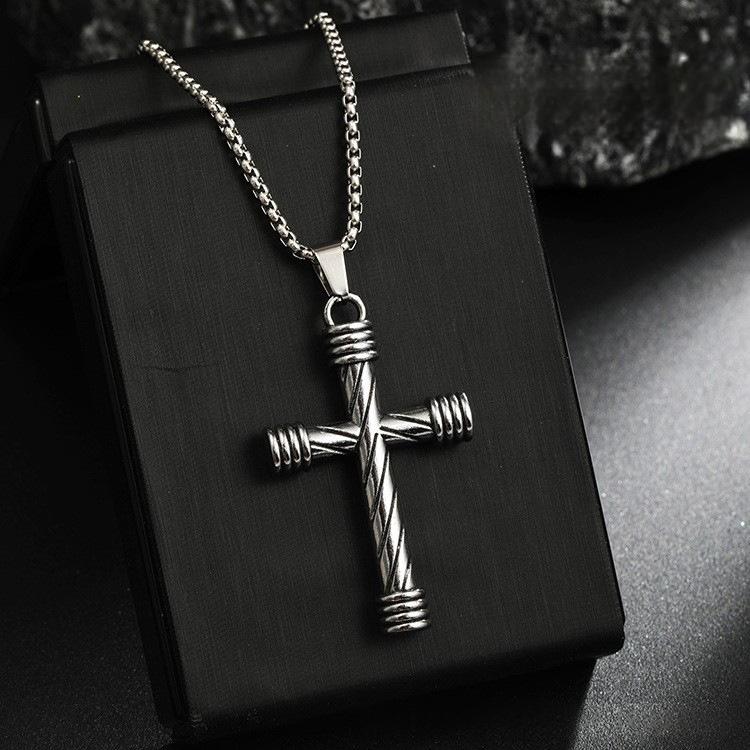Retro Cross Necklace For Men And Women