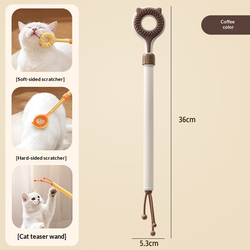 Retractable Pet Cat Teaser Wand Toy detail photo 2