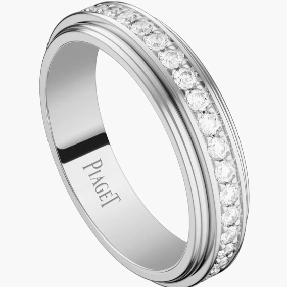 Exquisitely Crafted Diamond-studded Rotatable Couple Rings