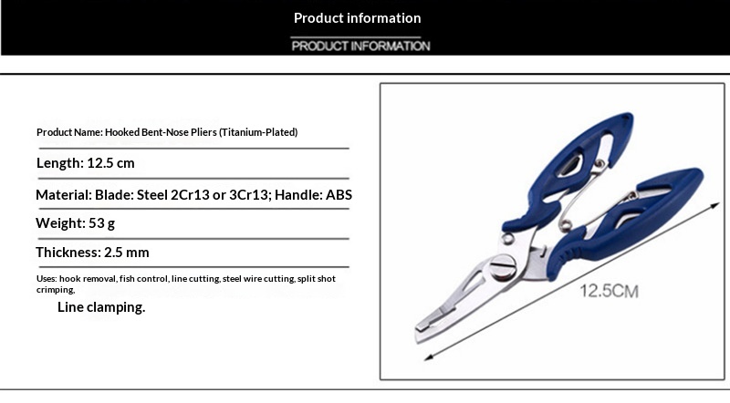 Maris fish grip pliers jaw detail