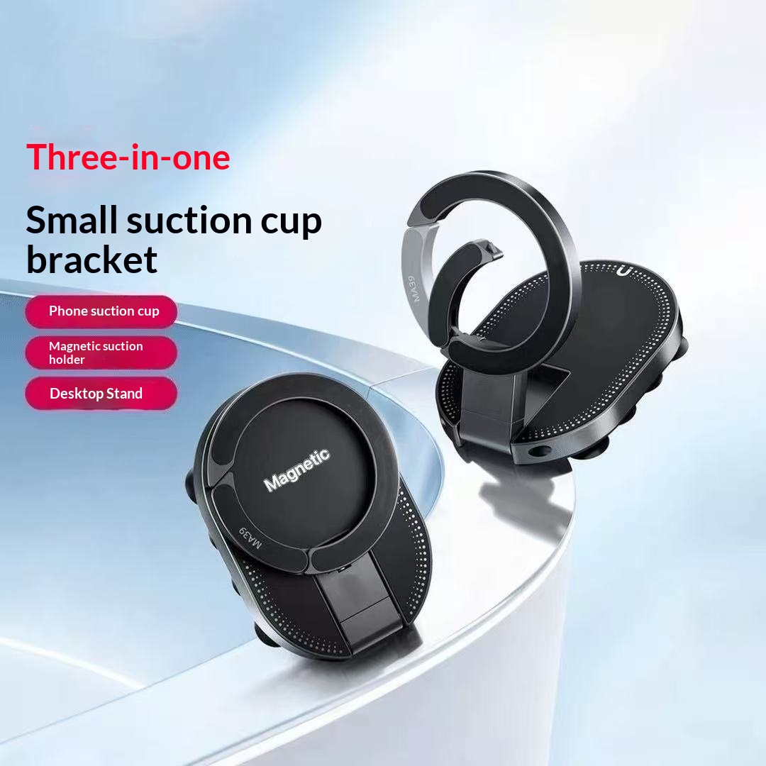 Soporte magnético ventosa triple pequeño