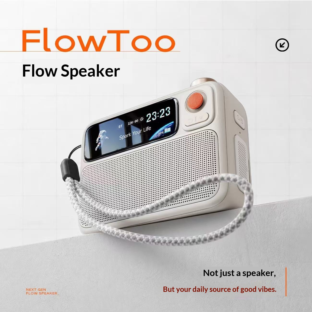 White Noise Flow Bluetooth Speaker