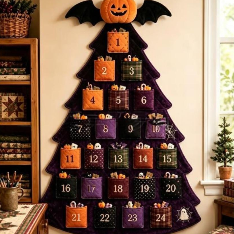 DIY 24Pocket Fabric Christmas Advent Tree