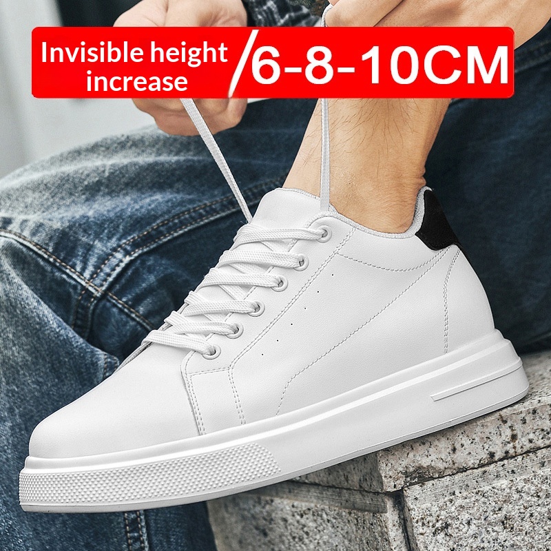 White Sneakers Lightweight Athletic Shoes Casual Skate Shoes For Men — product photo 12