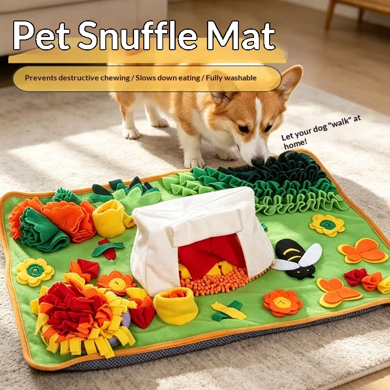 Pet Sniffing Boredom-relief and Easy-to-care-for Toy Mat