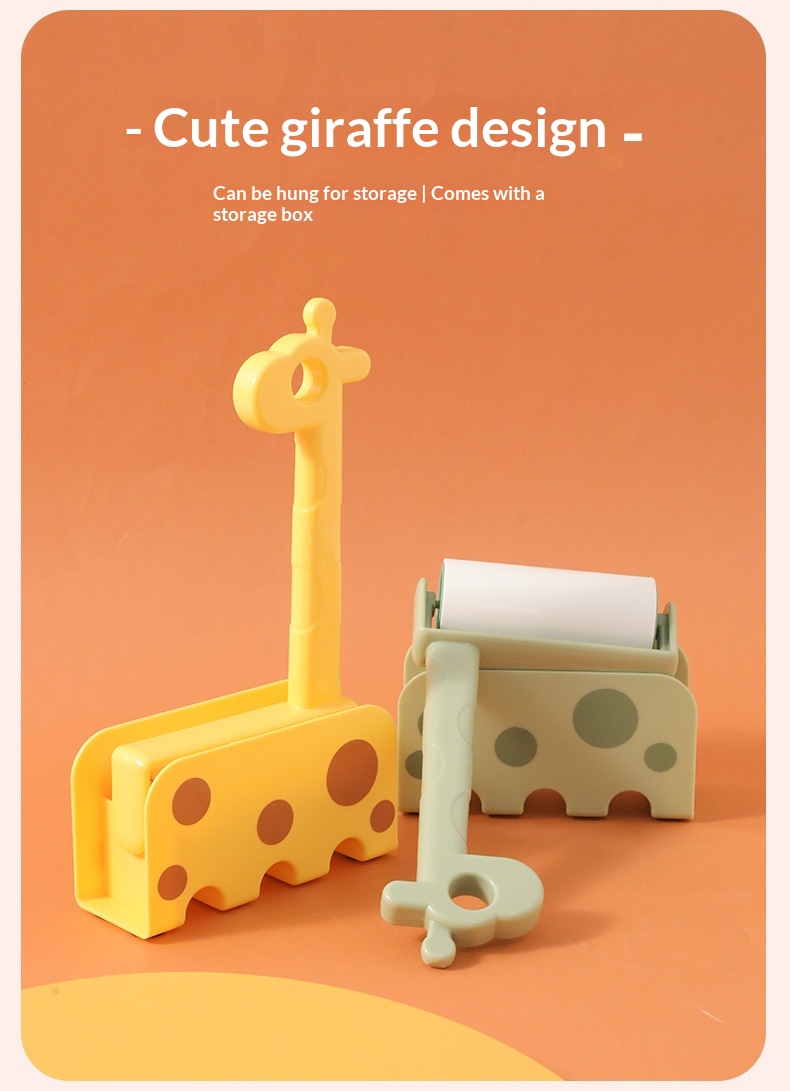 Hanging Giraffe-shaped Lint Roller For Removing Cat And Dog Hair detail photo 5