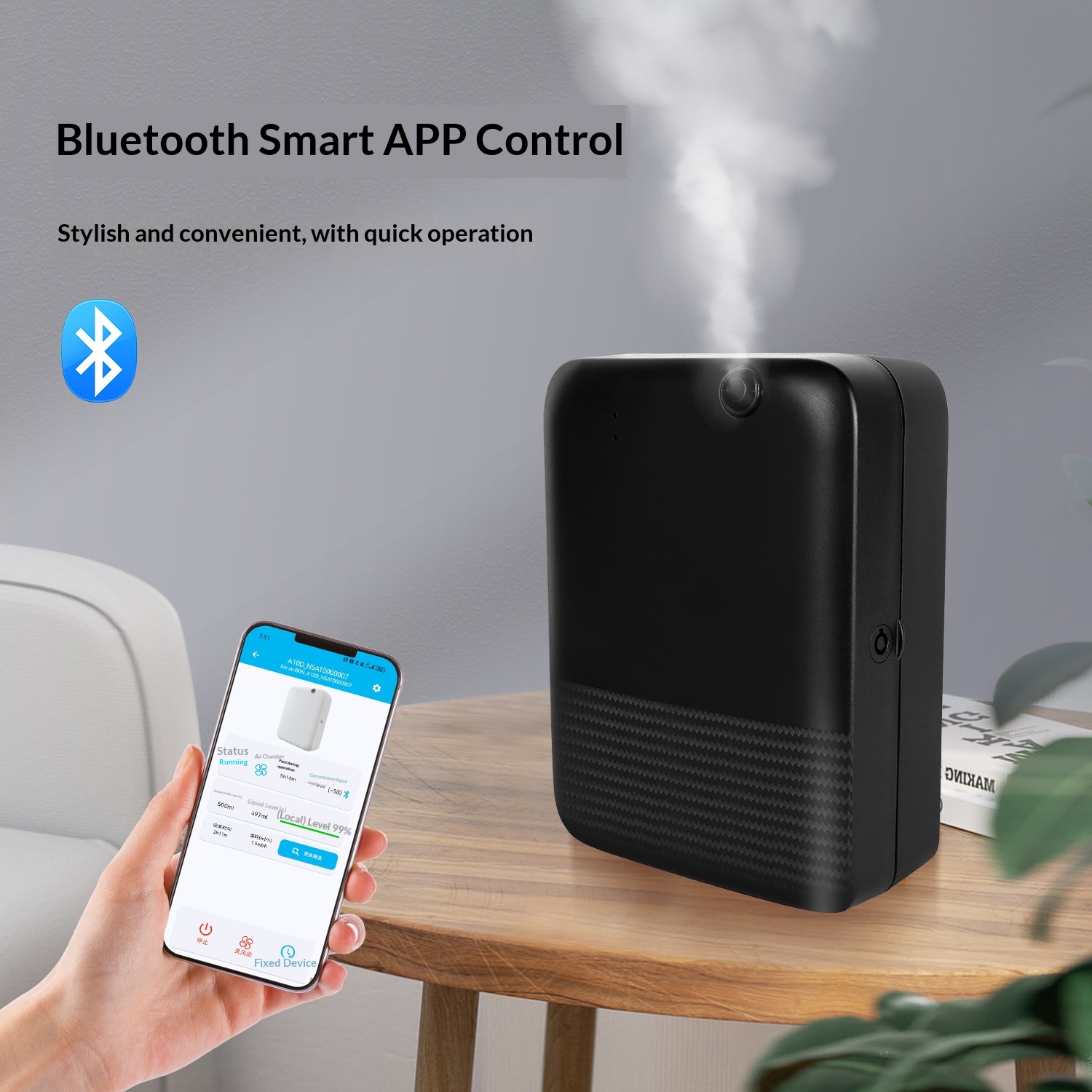 Home Bluetooth-enabled Timed Hotel Aroma Diffuser