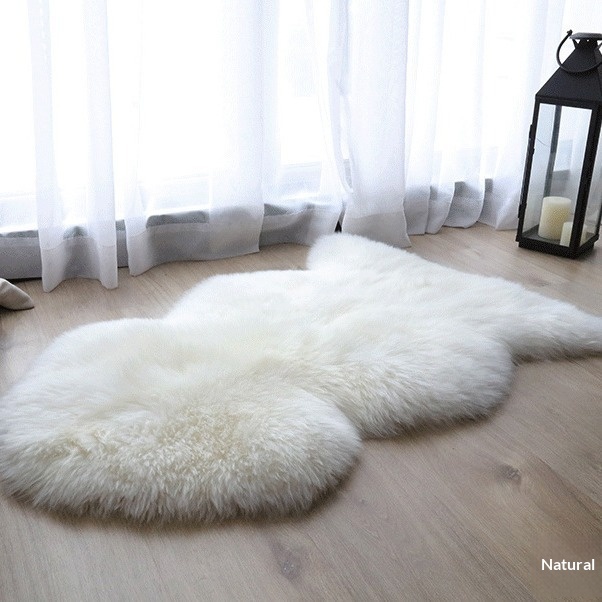 Fur Sofa Cushion Bay Window Mat Living Room Bedroom