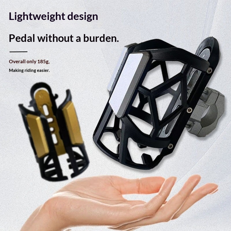 Drill-free Aluminum Bottle Holder Motorcycles