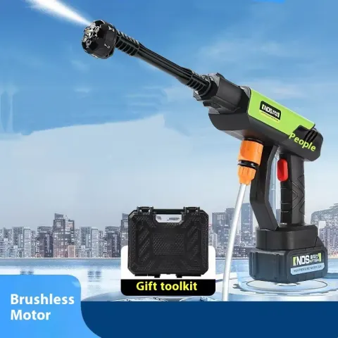 Wireless High-pressure Water Gun Household Cleaning Watering Large Pressure
