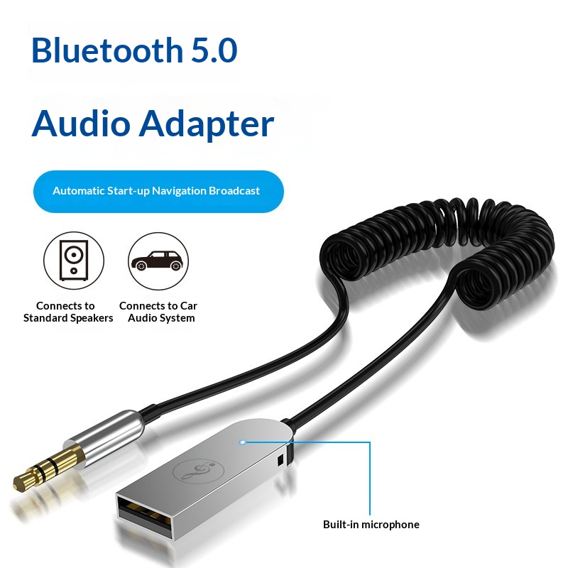 Dispositivo de Bluetooth para reproducir audio en el coche con llamadas y navegación