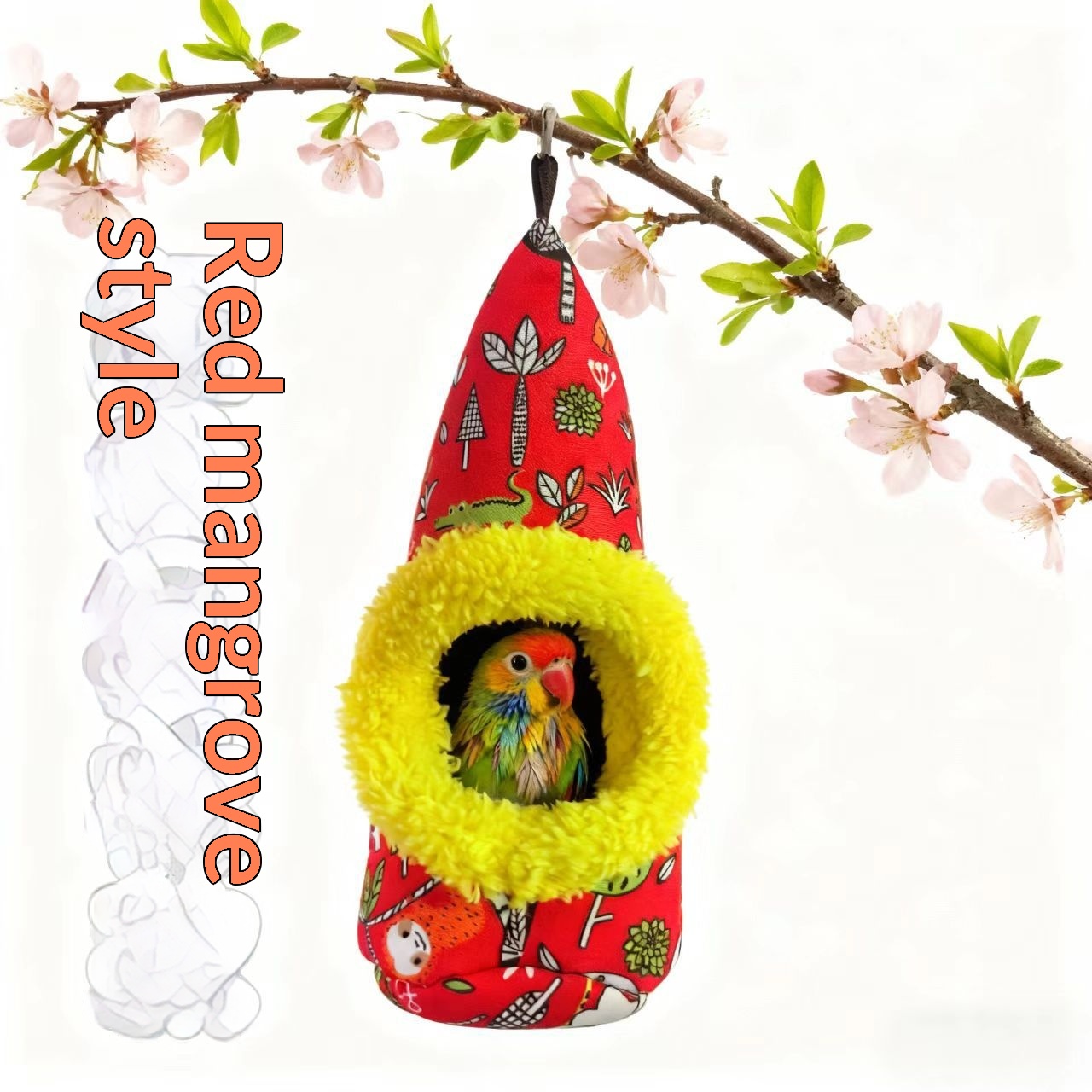 Bird Nest Warming And Thickened Cage Bedding detail photo 10