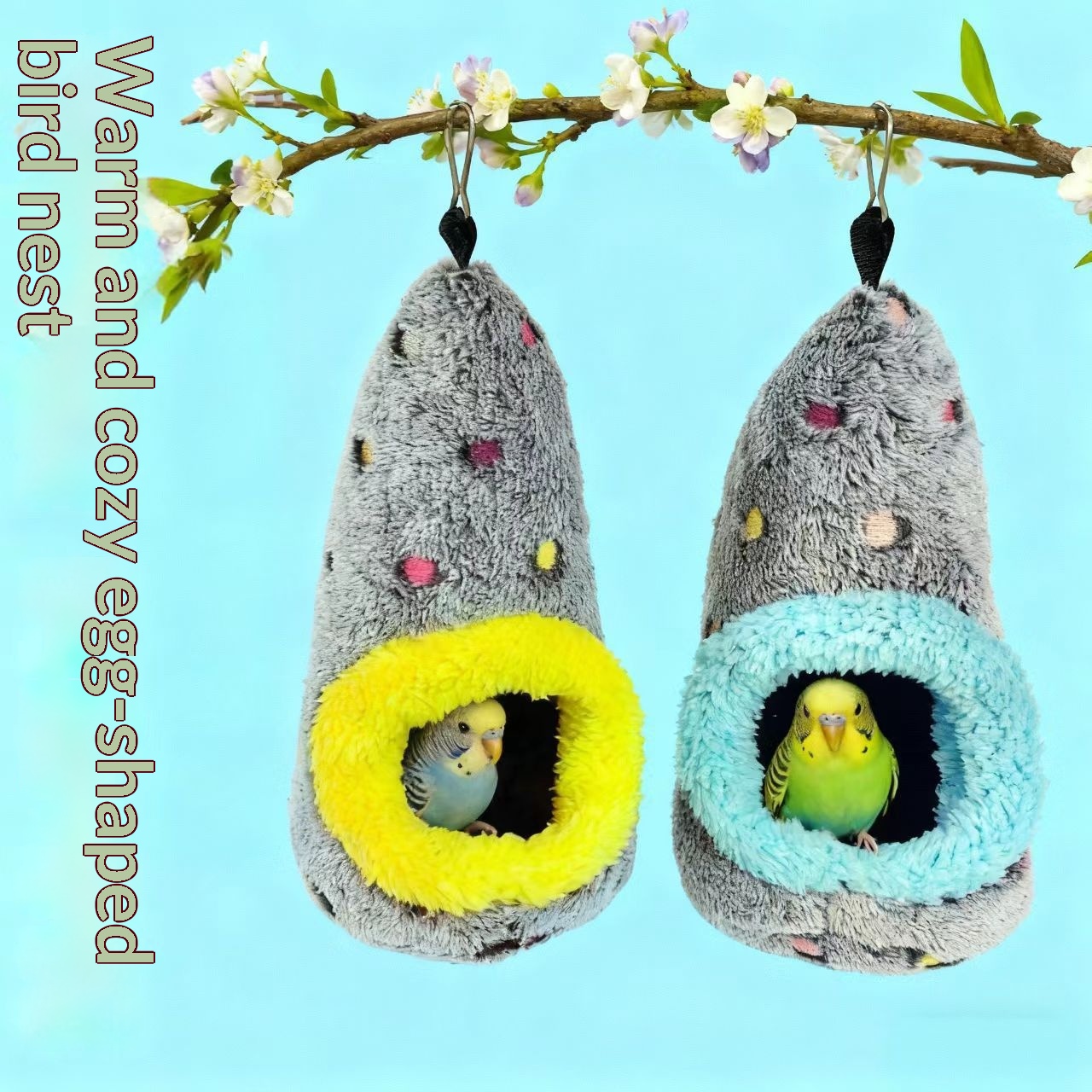 Bird Nest Warming And Thickened Cage Bedding detail photo 19