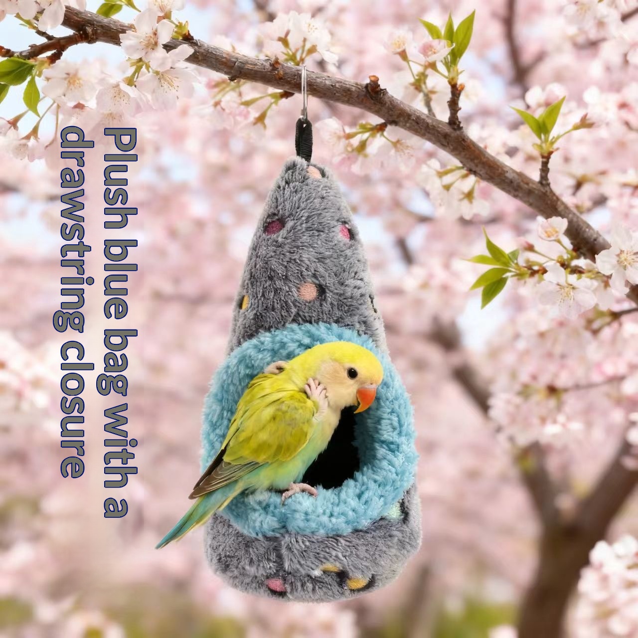 Bird Nest Warming And Thickened Cage Bedding detail photo 4