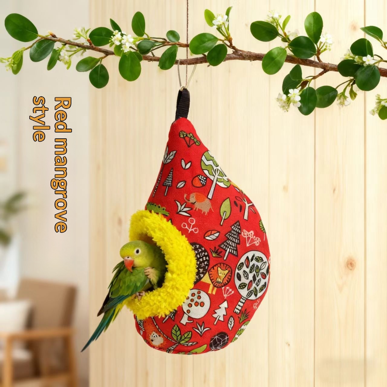 Bird Nest Warming And Thickened Cage Bedding detail photo 3