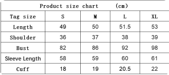Women's Grey Slim-Fit Long-Sleeve Top - S to XL size chart