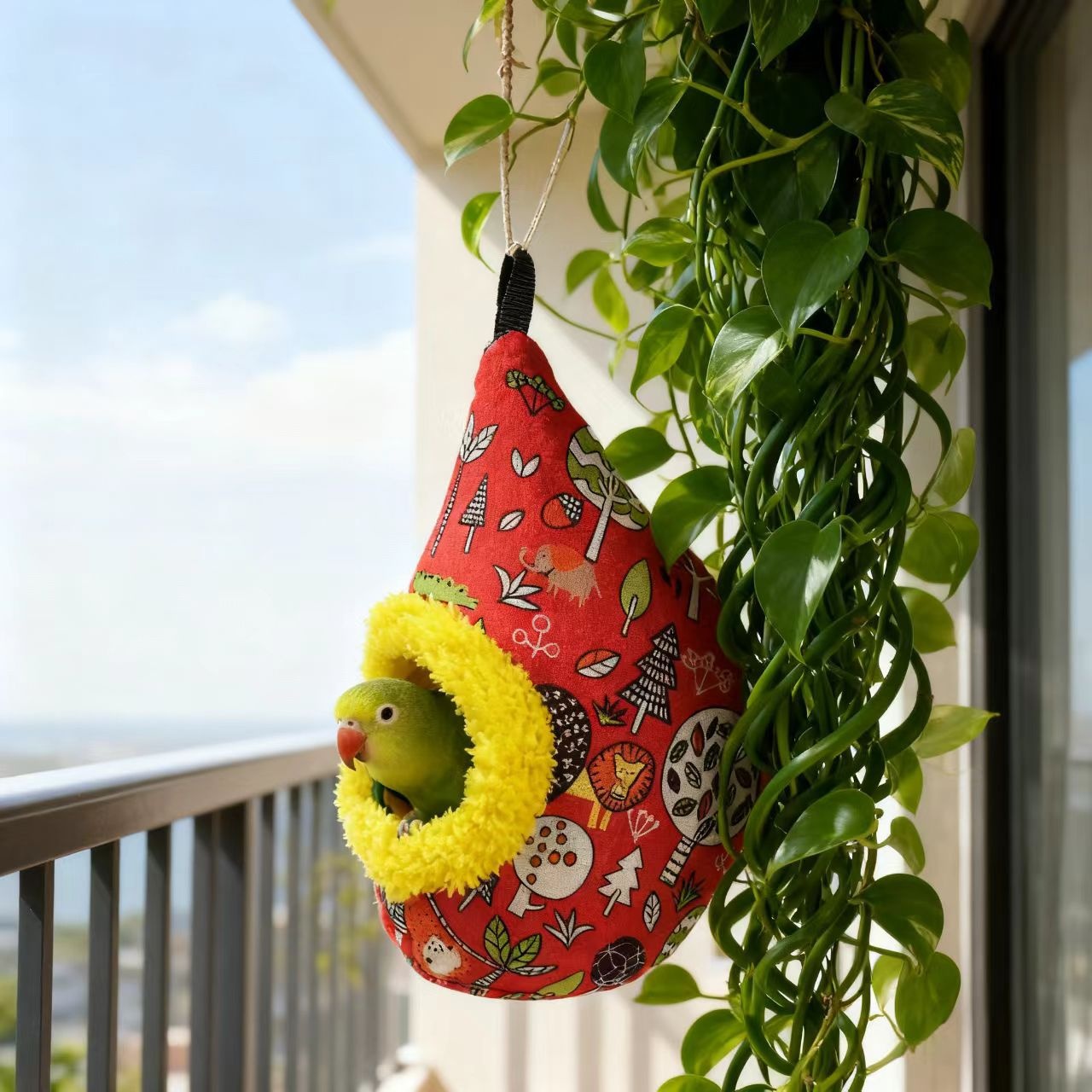 Bird Nest Warming And Thickened Cage Bedding detail photo 1