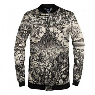 Men's Digital-Print Jacket