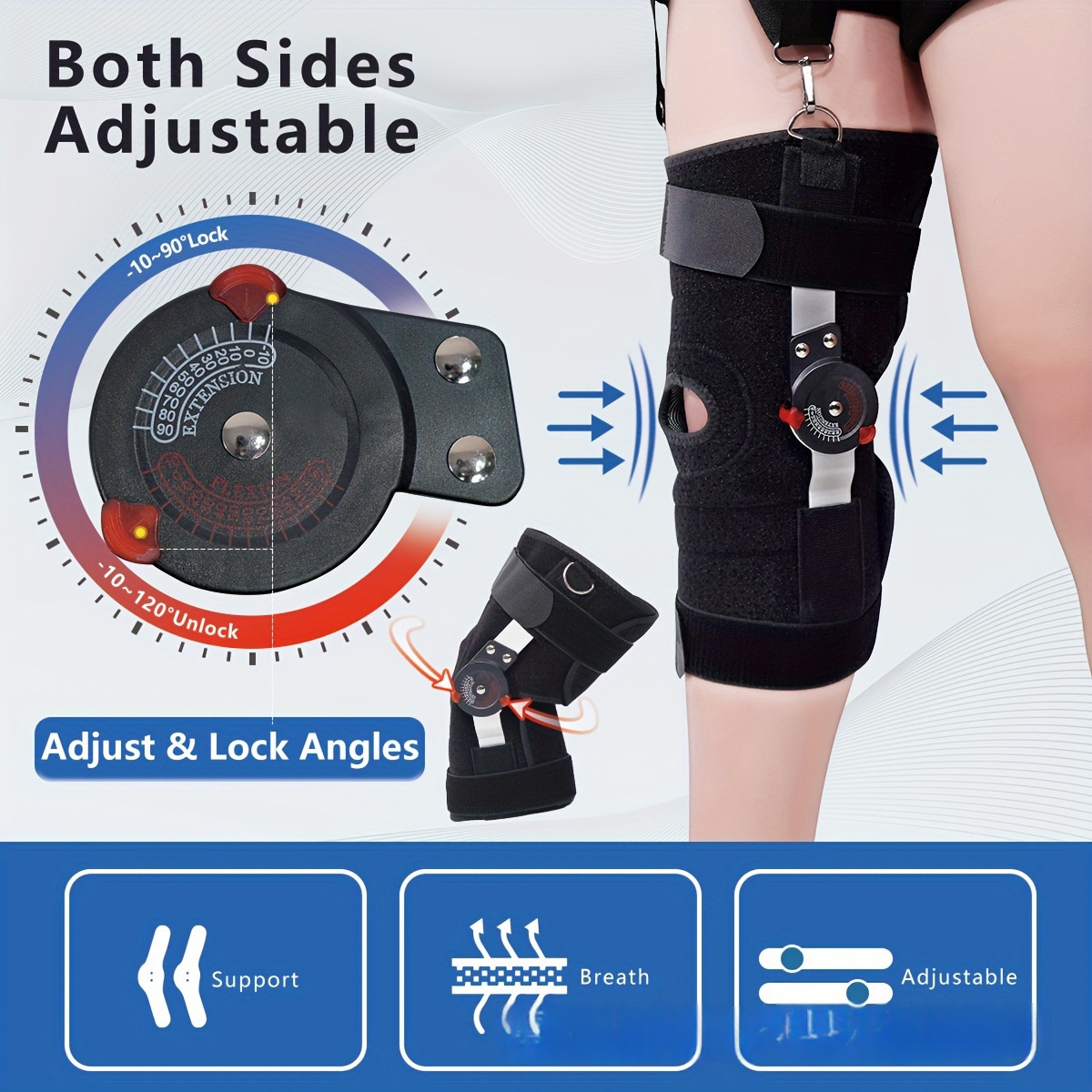 Adjustable Sports Knee Brace Knee Joint Stabilizer
