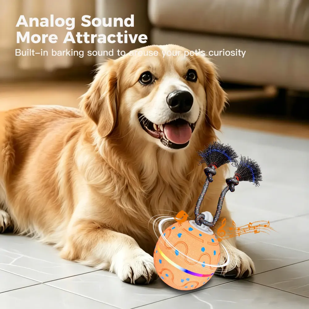 Smart ETPU Pet Toy Ball with Sound Light