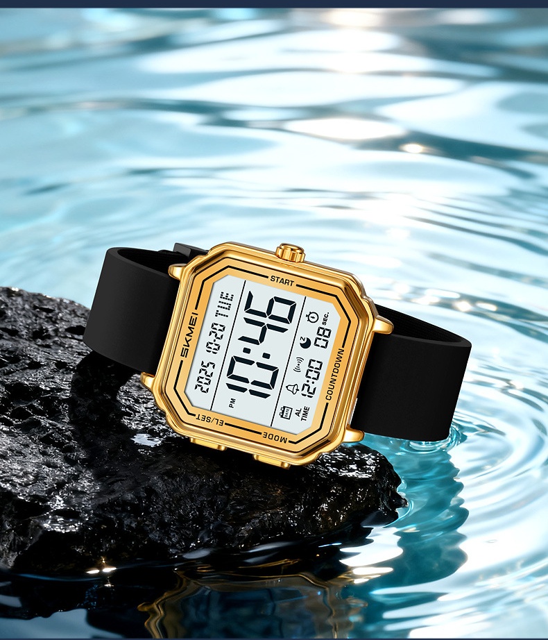 Skmei 2559 Trendy Multi-function Square Sports Digital Watch For Men 40mm dial