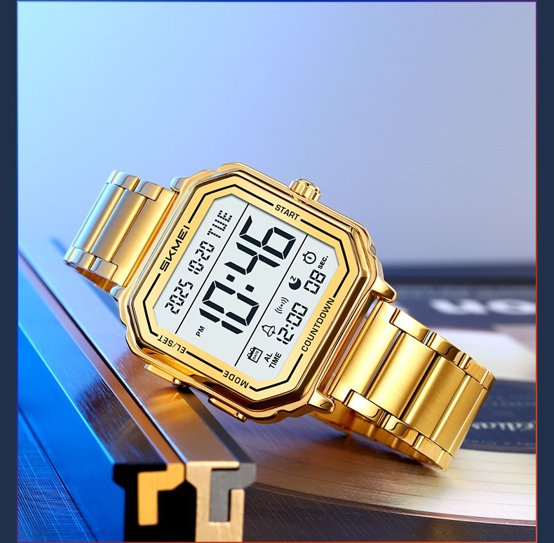 Skmei 2559 Trendy Multi-function Square Sports Digital Watch For Men 40mm dial