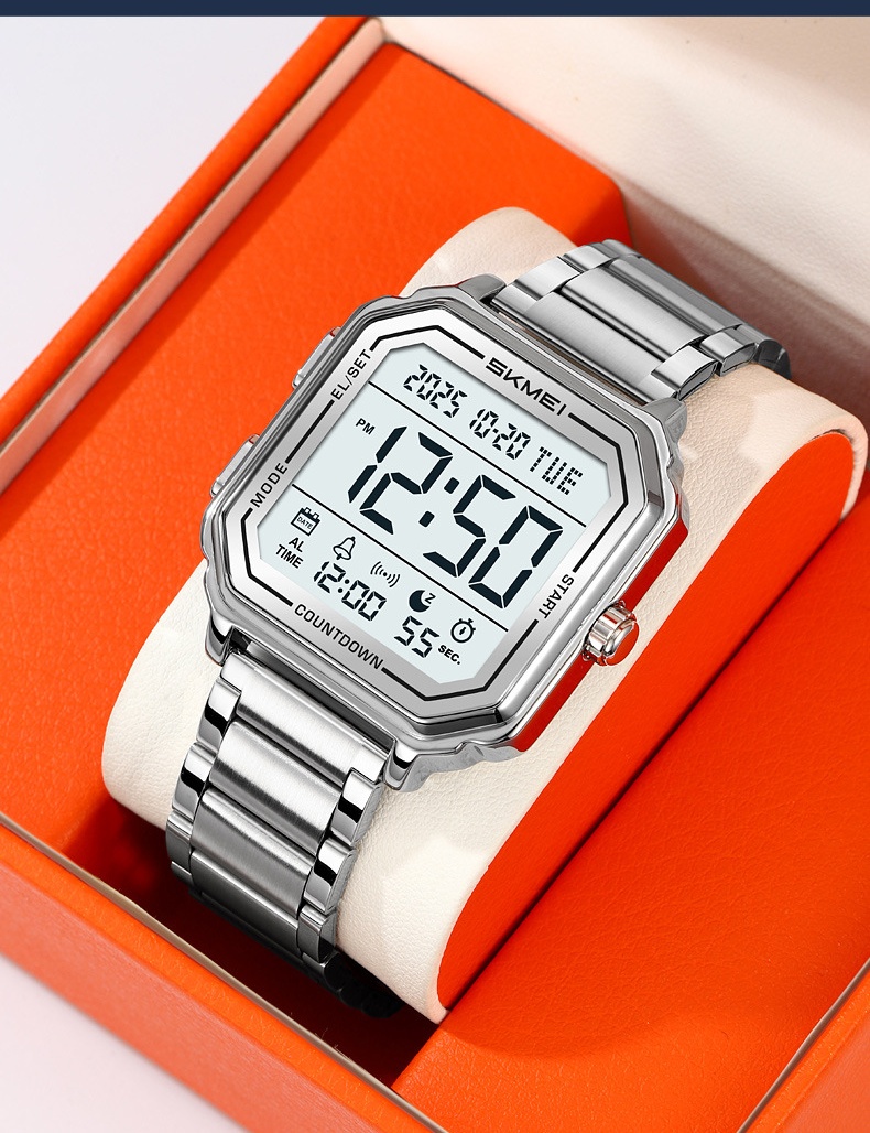 Skmei 2559 Trendy Multi-function Square Sports Digital Watch For Men 40mm dial