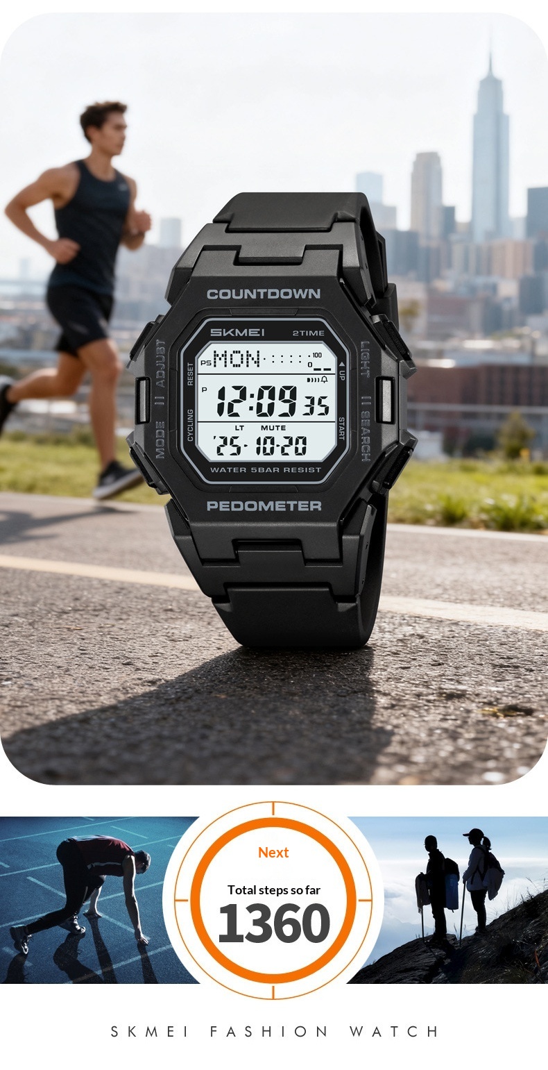 Skmei 2596 Trendy Digital watch for men 49mm dial