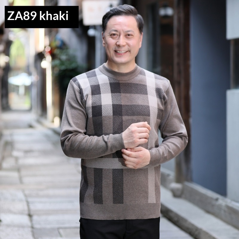 Men's Knitted Sweater For Mid-Age AutumnWinter — product photo 6
