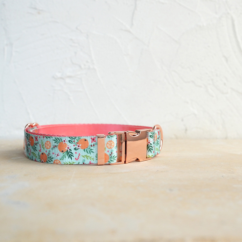 New Stylish Printed Faux-nylon Pet Collar detail photo 5