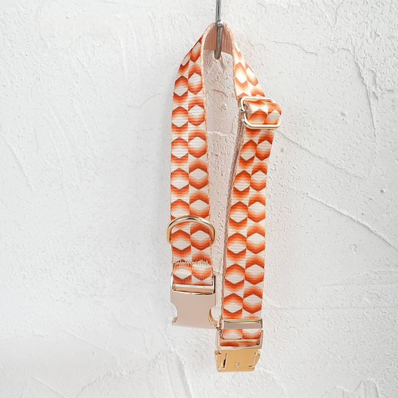 Wear-resistant Polyester Printed Pet Collar detail photo 3