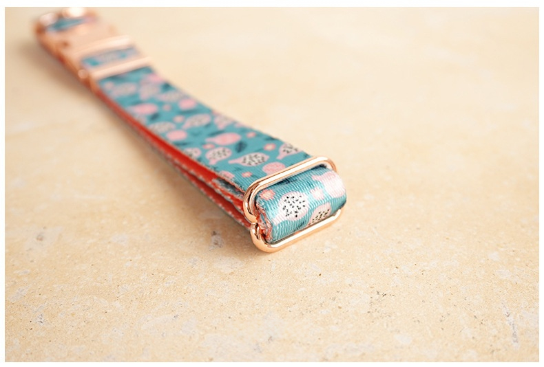 New Style Faux Nylon Printed Pet Collar detail photo 4