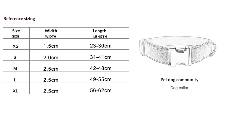 Jasmine-print Anti-loss Dog Collar detail photo 3
