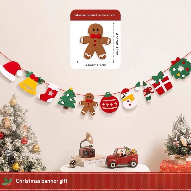 Felt Christmas Banner Ornament, picture 5 of 5