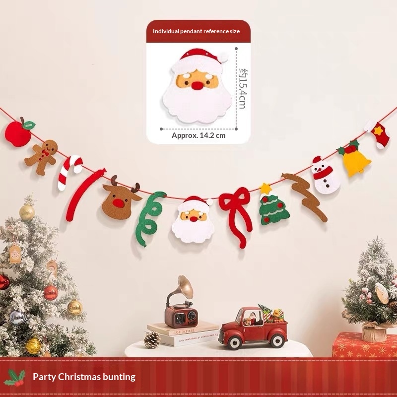 Felt Christmas Banner Ornament, picture 4 of 5