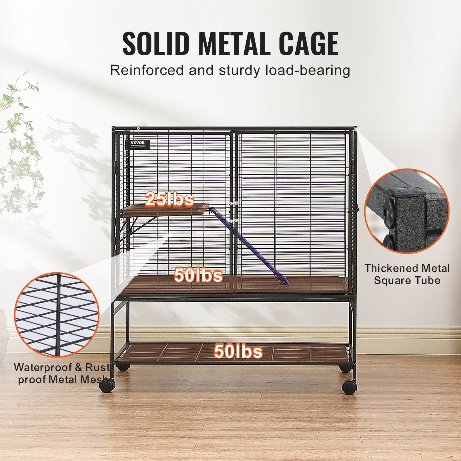 Rolling Iron Pancake Cage — image 1