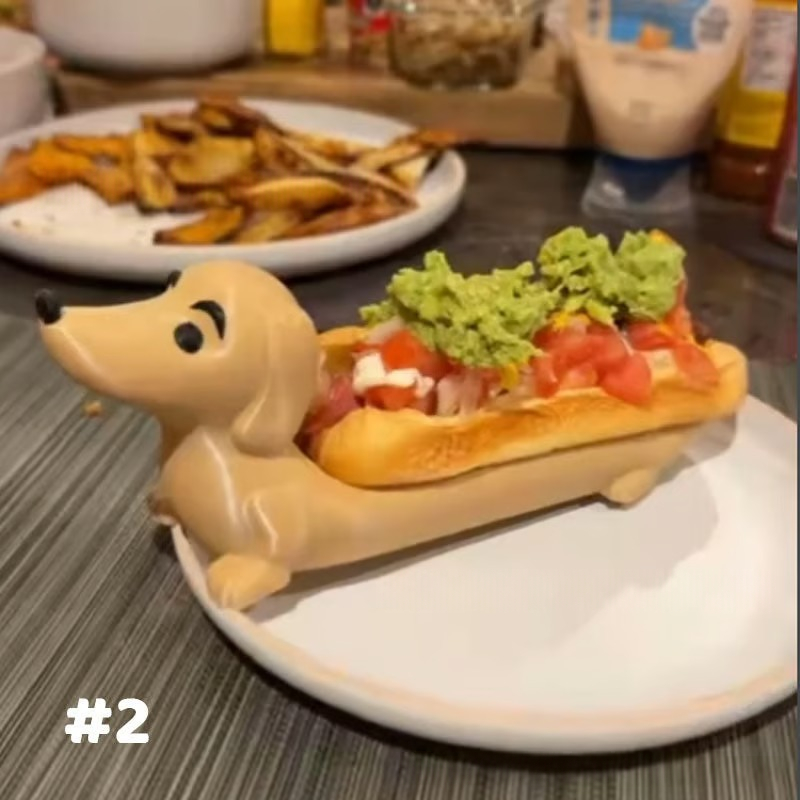 Hot Dog Tray Dining Table Decorations Dachshund Tray 1