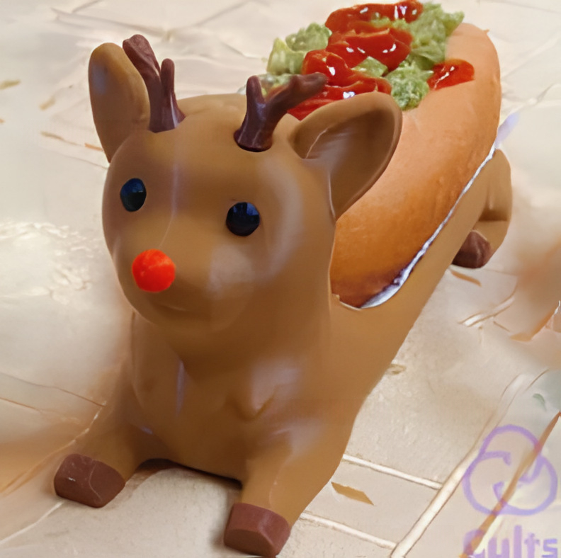 Hot Dog Tray Dining Table Decorations Deer Tray