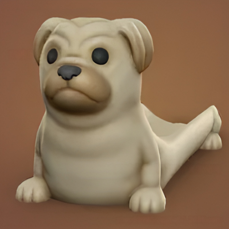 Hot Dog Tray Dining Table Decorations Pug Dog Tray