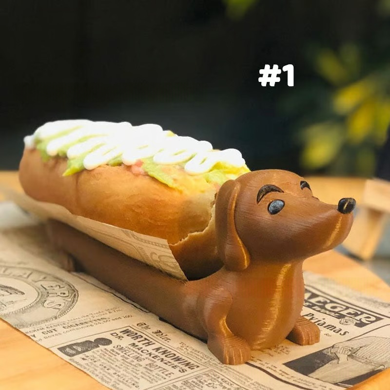 Hot Dog Tray Dining Table Decorations Dachshund Tray