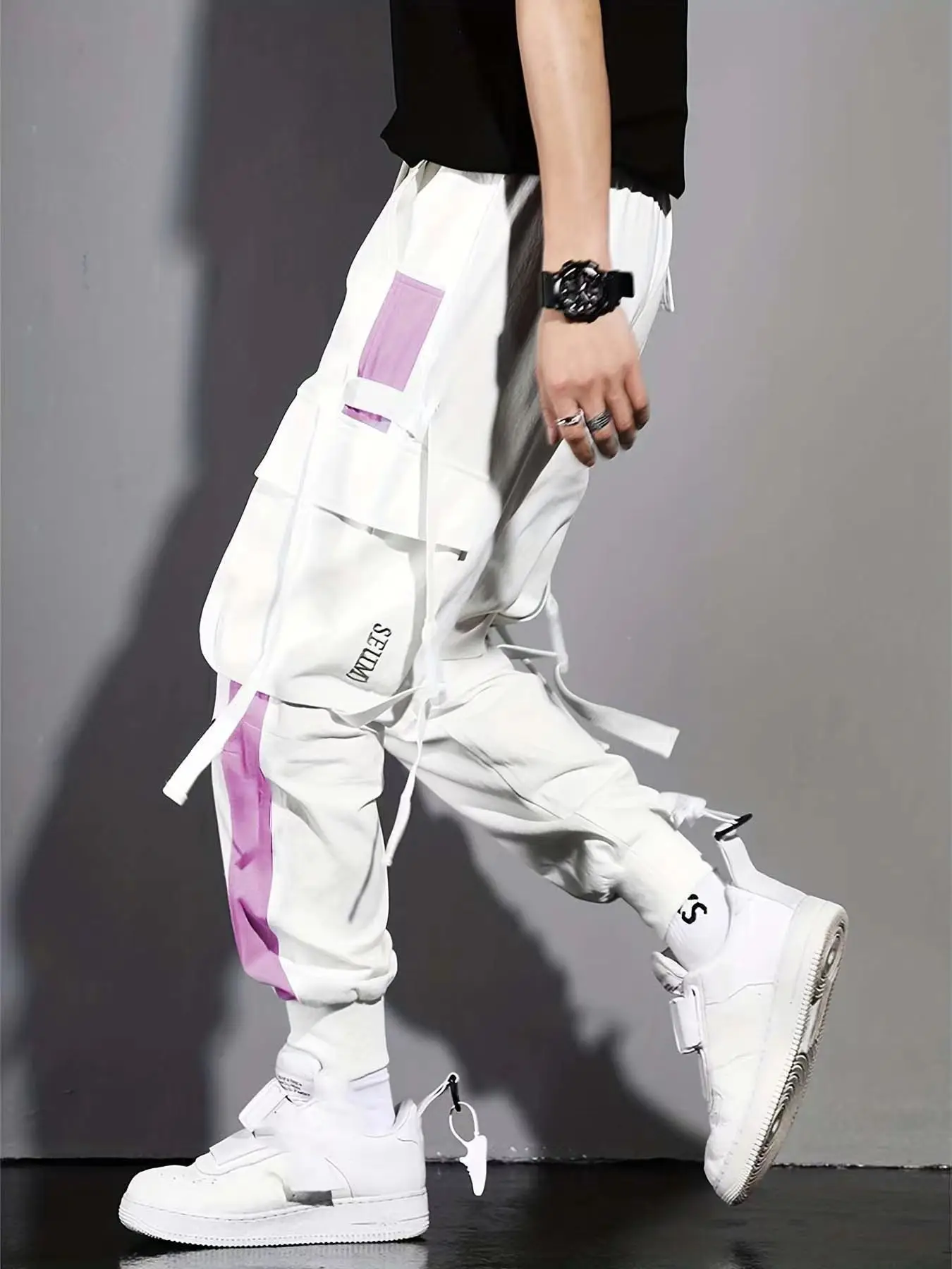 Harlan Cargo Pants With Streamers And Feet