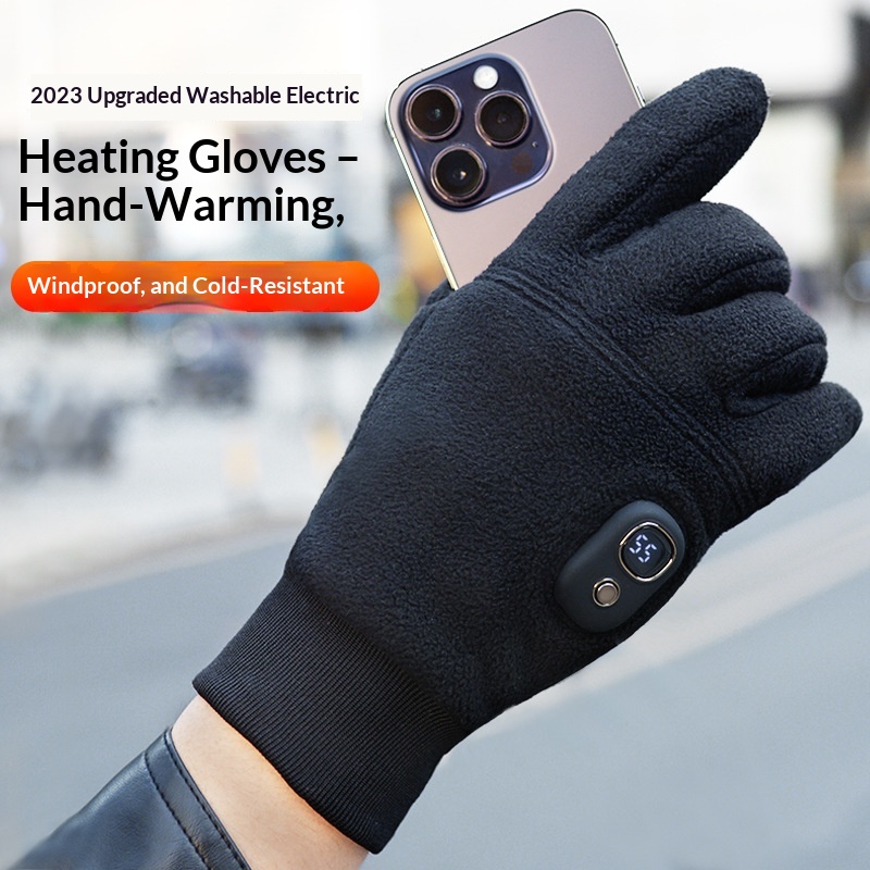 Touchscreen Heated Cycling Gloves